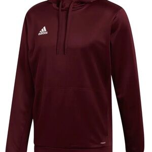 Adidas Men's Burgundy Hoodie